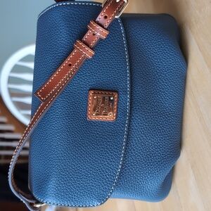 NWT Dooney & Bourke Flap Crossbody Denim Blue